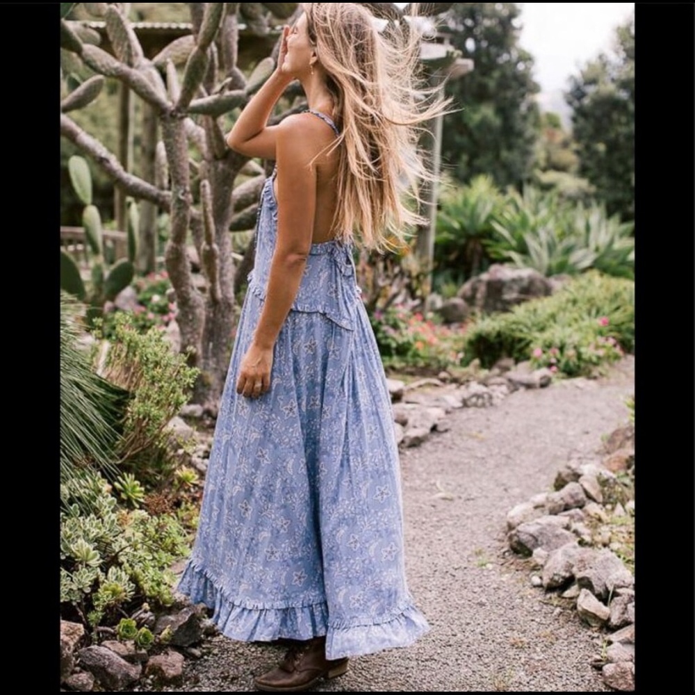 Spell Celestial Midi Dress XS